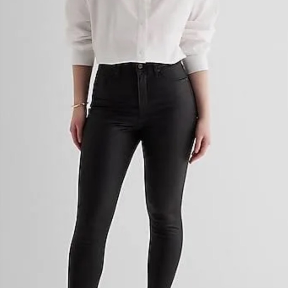 Express Black Skinny Jeans Sleek Fit